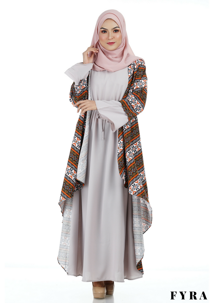FYRA Bohemian Maxi Dress (Grey)